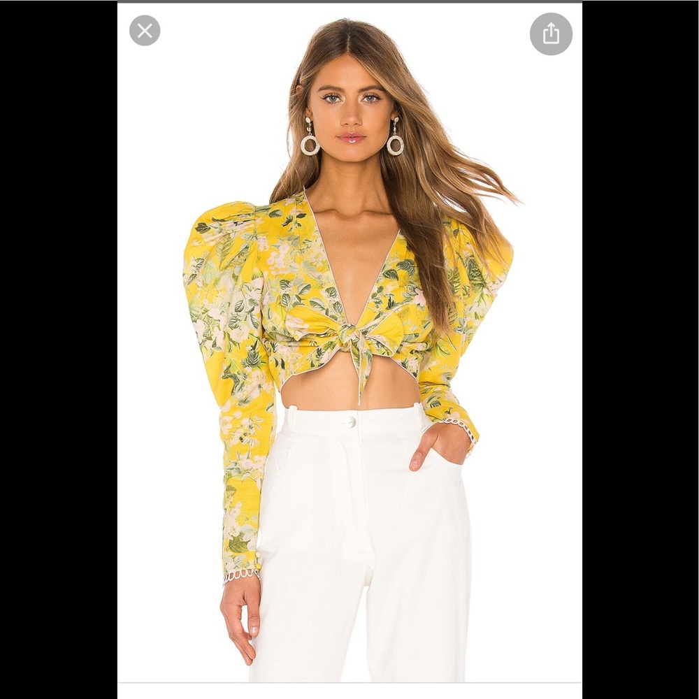 Hemant & Nandita Yellow Terra Crop - SOLD OUT EVERYWHERE